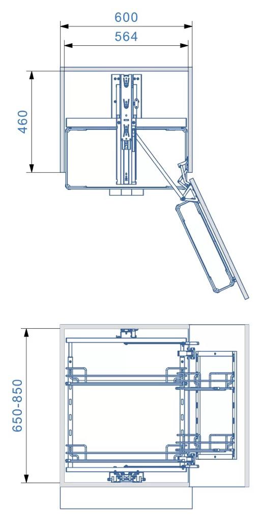 Buy Tandem Pull Out Pantry Storage Online | Manufacturing Production Services | Qetaat.com